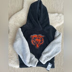 Girls Chicago Bears Sherpa hoodie brand new with tags size 10/12 medium